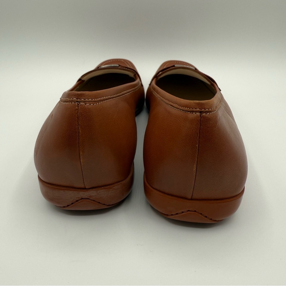 Salvatore Ferragamo Vintage Brown Driving Leather Loafers Size 8 - 2A - Picture 17 of 17